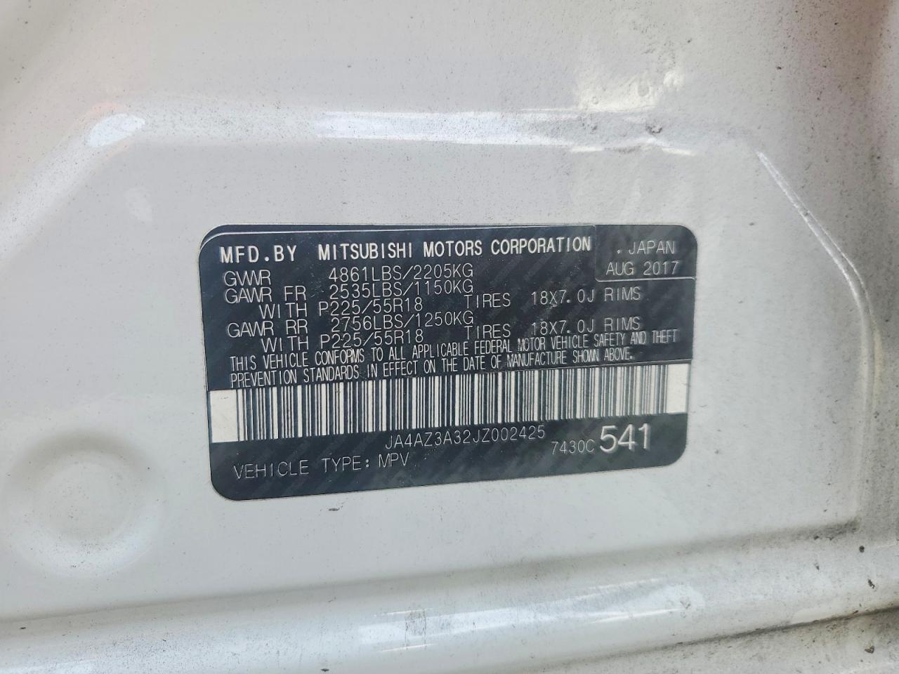 2018 MITSUBISHI OUTLANDER SE photo 13