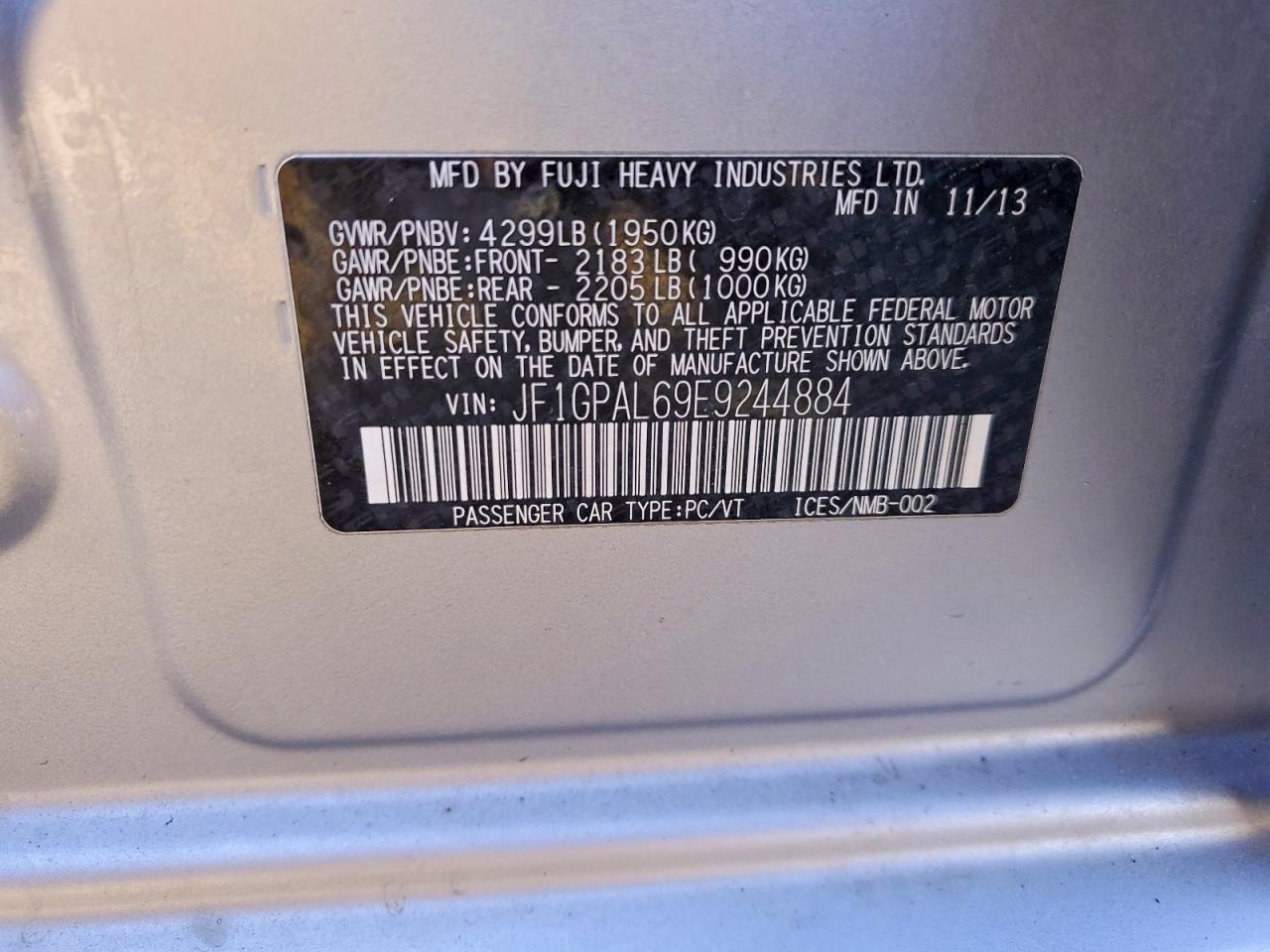 2014 SUBARU IMPREZA SPORT PREMIUM photo 25