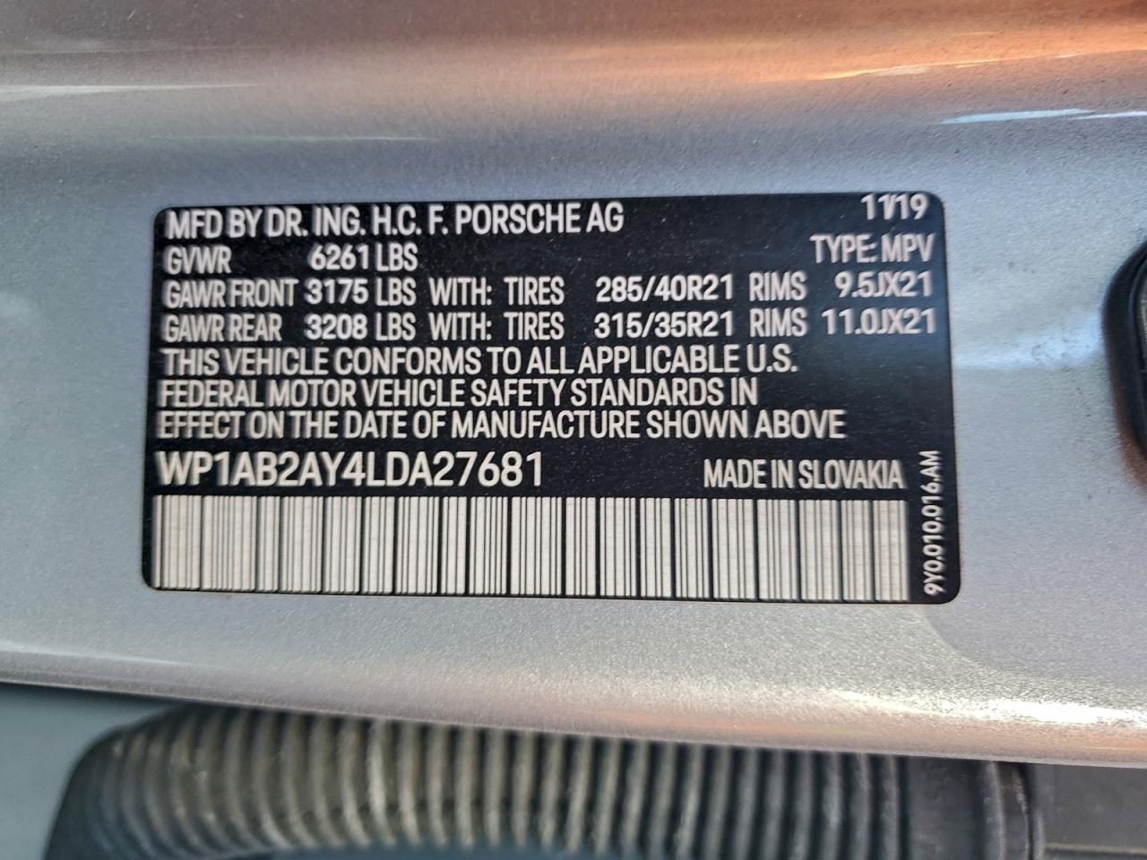 2020 PORSCHE CAYENNE S photo 25