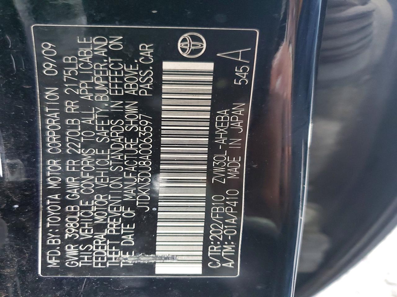 2010 TOYOTA PRIUS photo 13