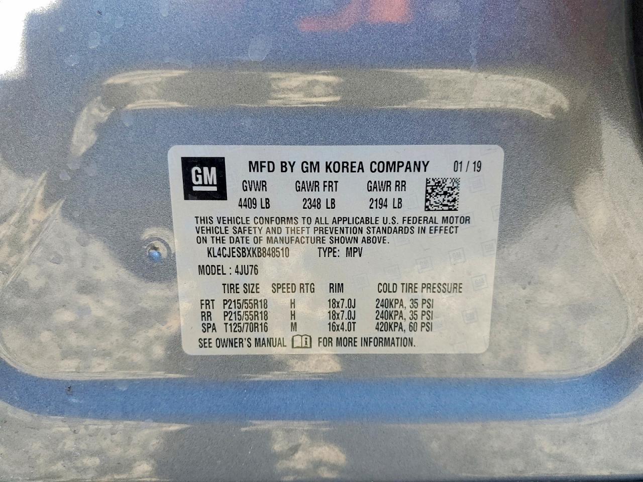 2019 BUICK ENCORE PREFERRED photo 13
