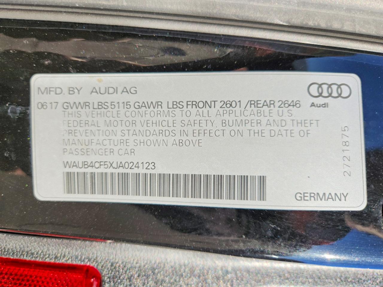 2018 AUDI S5 PREMIUM PLUS photo 13