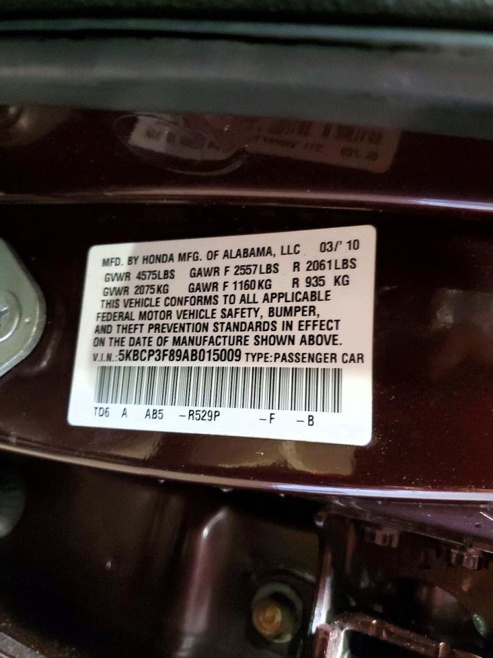 2010 HONDA ACCORD EXL photo 25