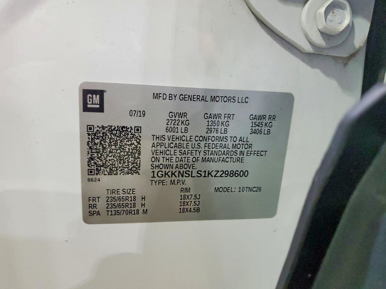 2019 GMC ACADIA SLE photo 14