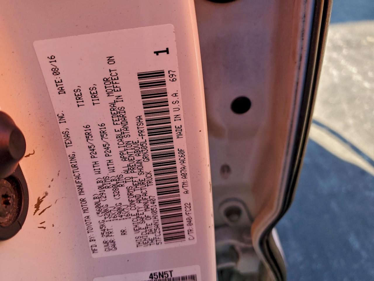 2017 TOYOTA TACOMA DOUBLE CAB photo 12