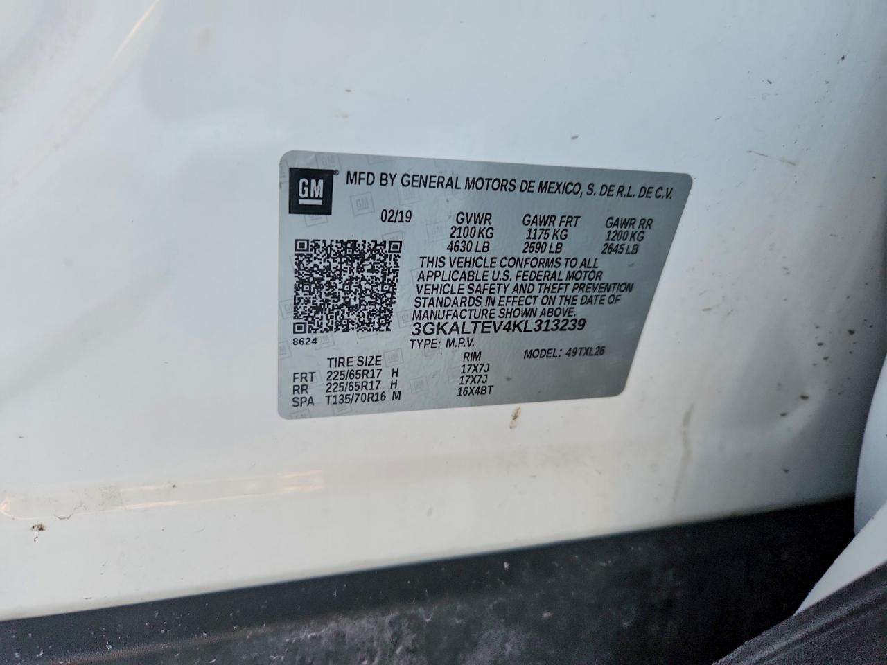 2019 GMC TERRAIN SLE photo 12