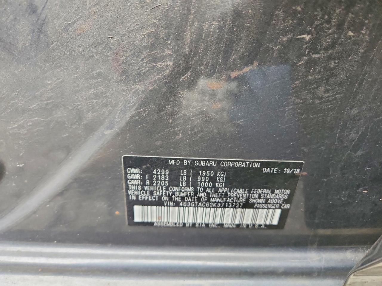 2019 SUBARU IMPREZA PREMIUM photo 12