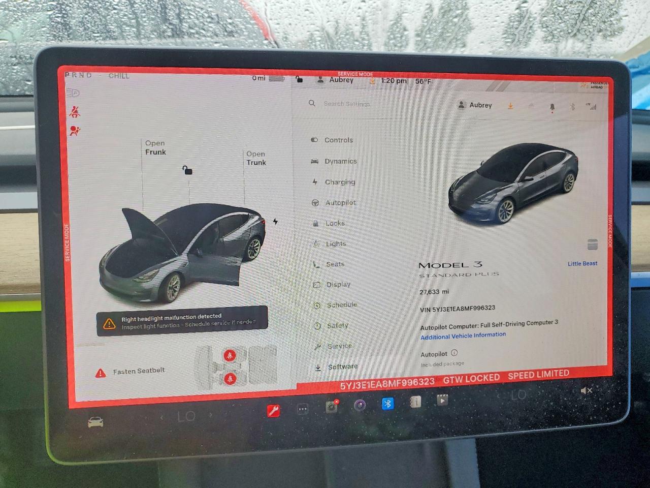2021 TESLA MODEL 3 photo 9