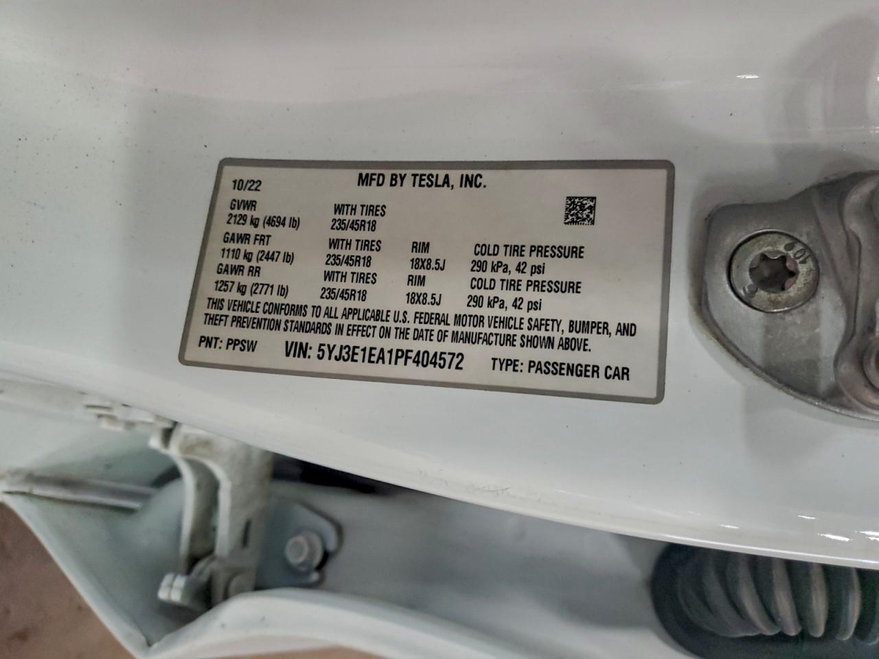 2023 TESLA MODEL 3 photo 13