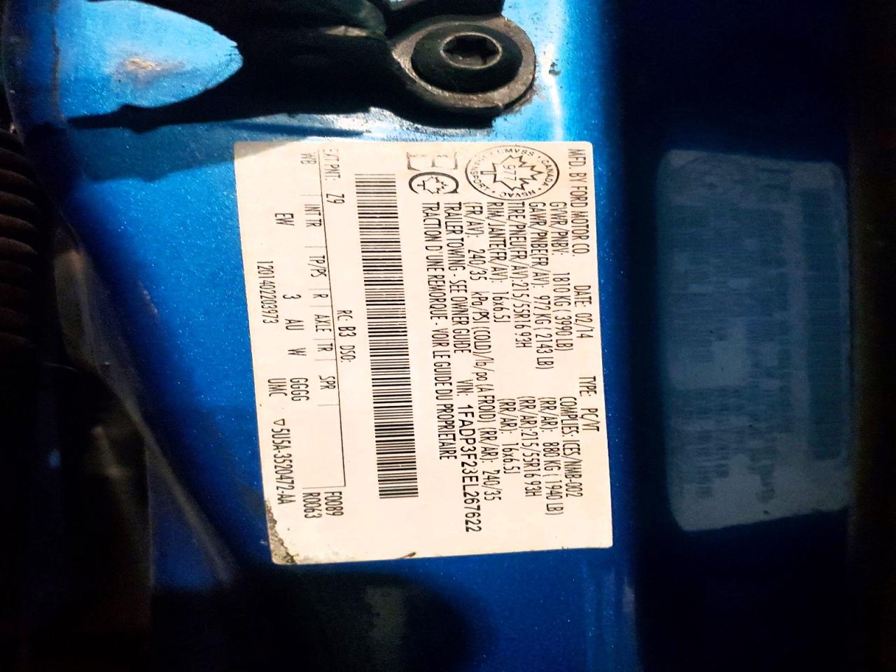 2014 FORD FOCUS SE photo 13