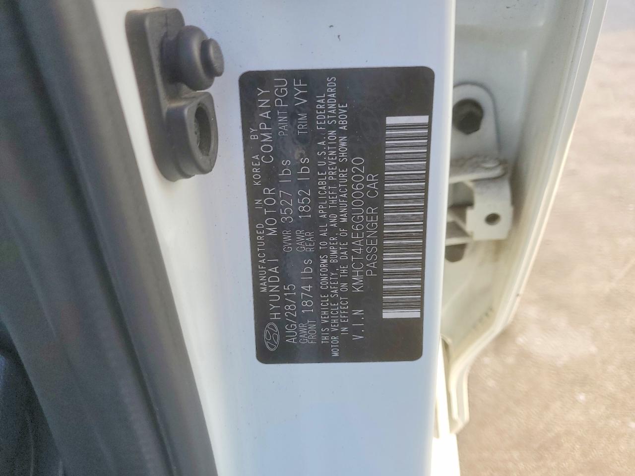 2016 HYUNDAI ACCENT SE photo 13