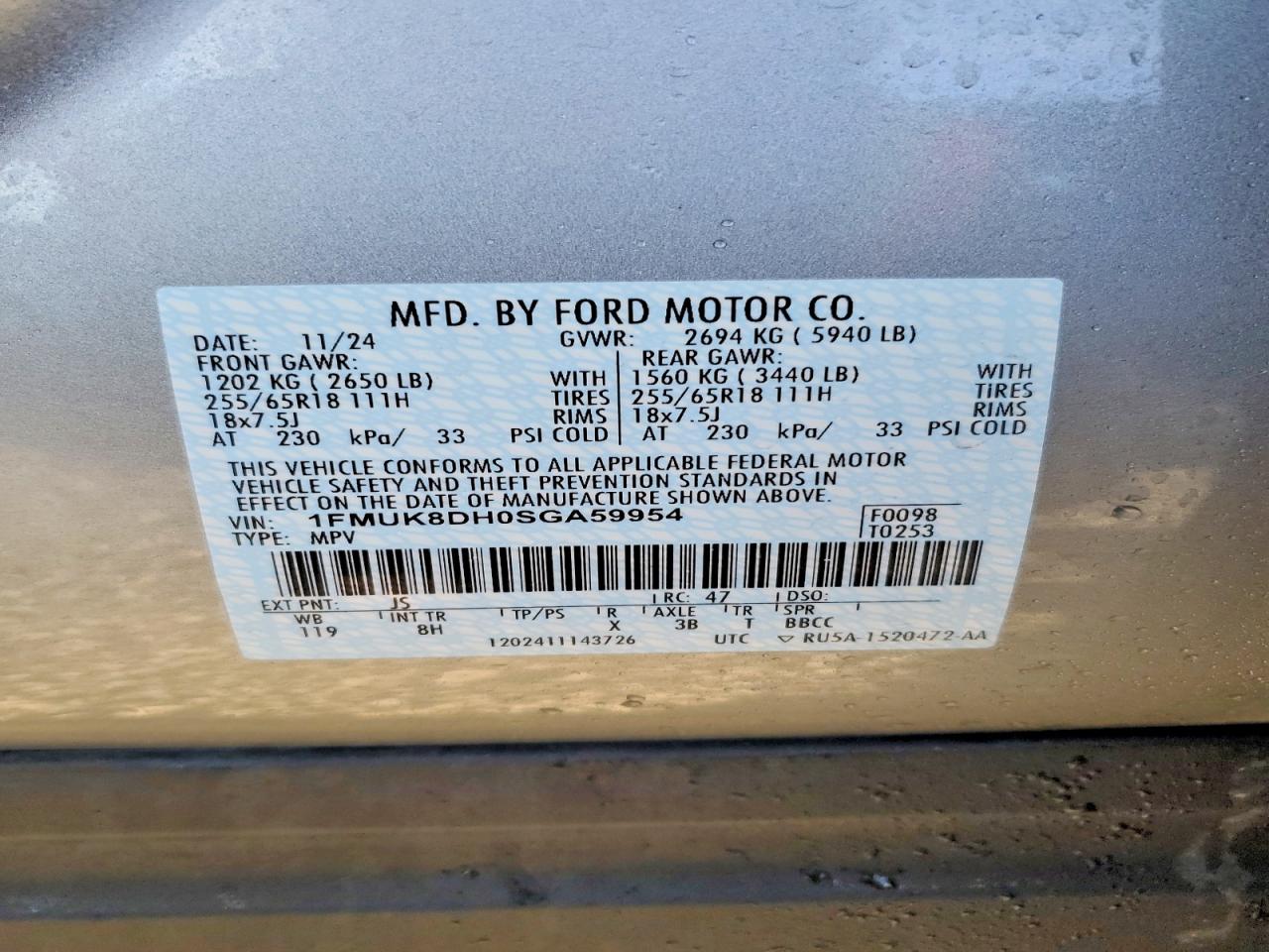 2025 FORD EXPLORER ACTIVE photo 13