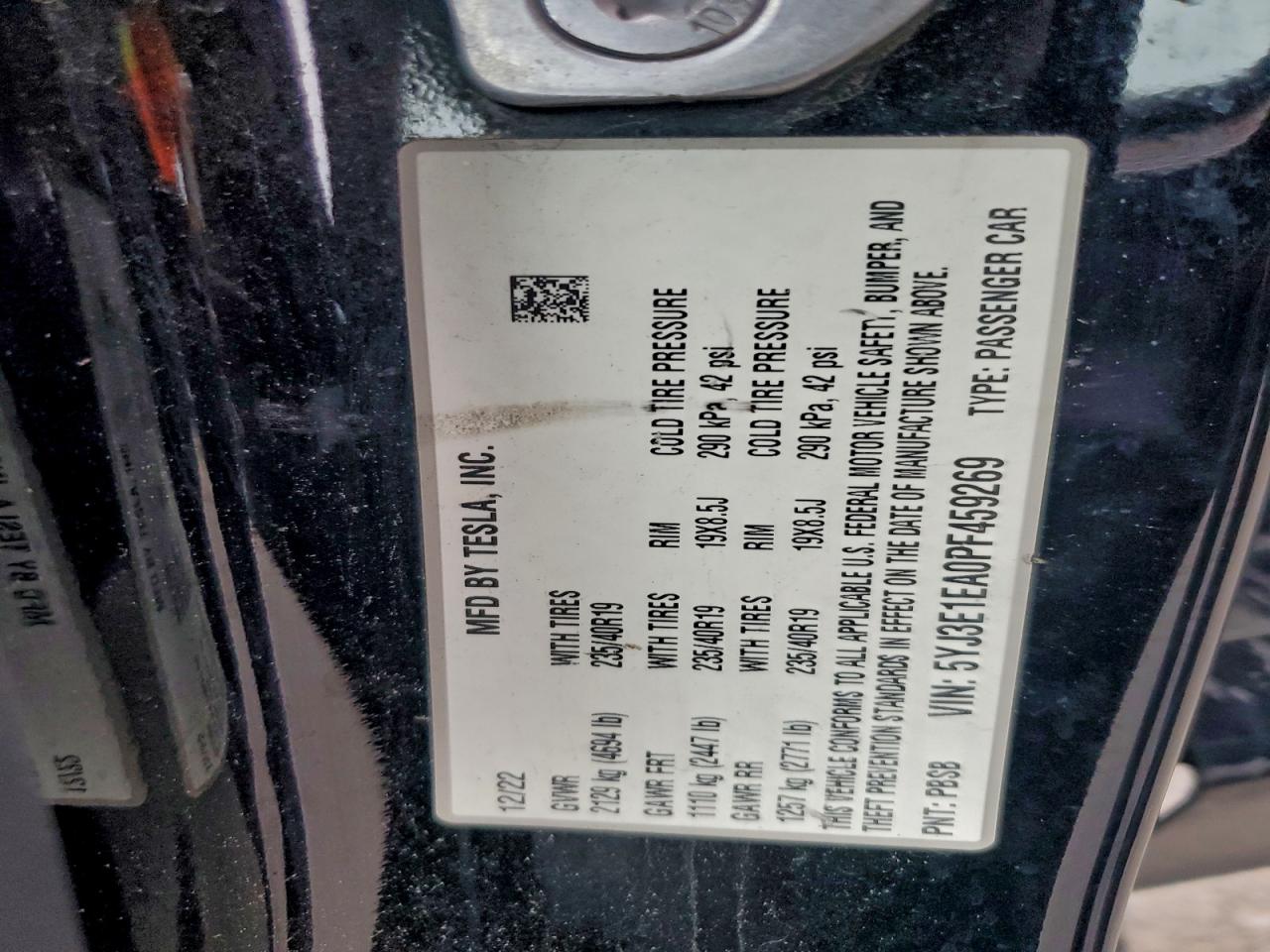 2023 TESLA MODEL 3 photo 12