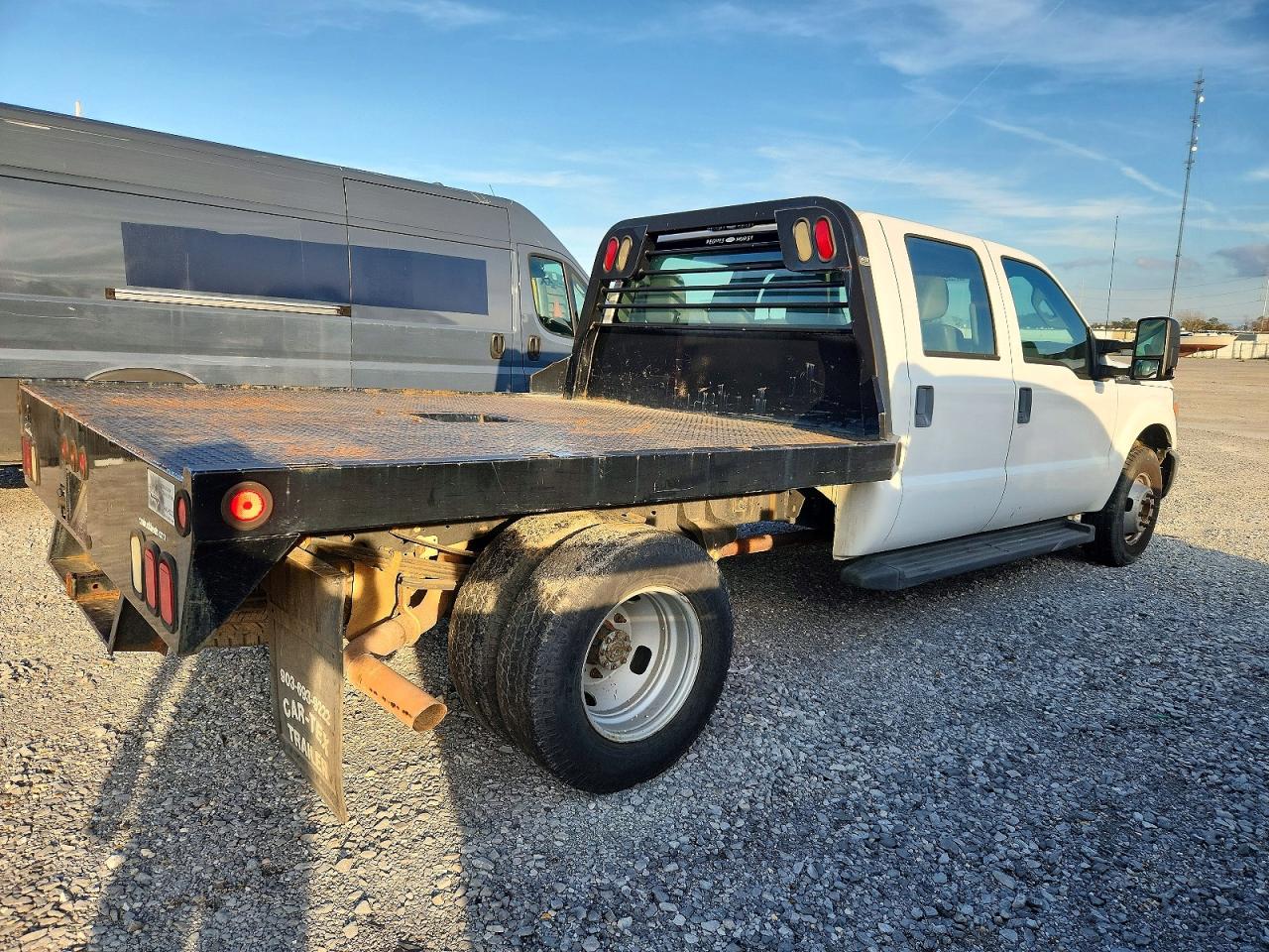 2014 FORD F350 SUPER DUTY FLATBED TRUCK photo 3