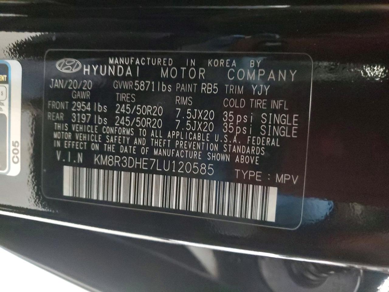 2020 HYUNDAI PALISADE SEL photo 13