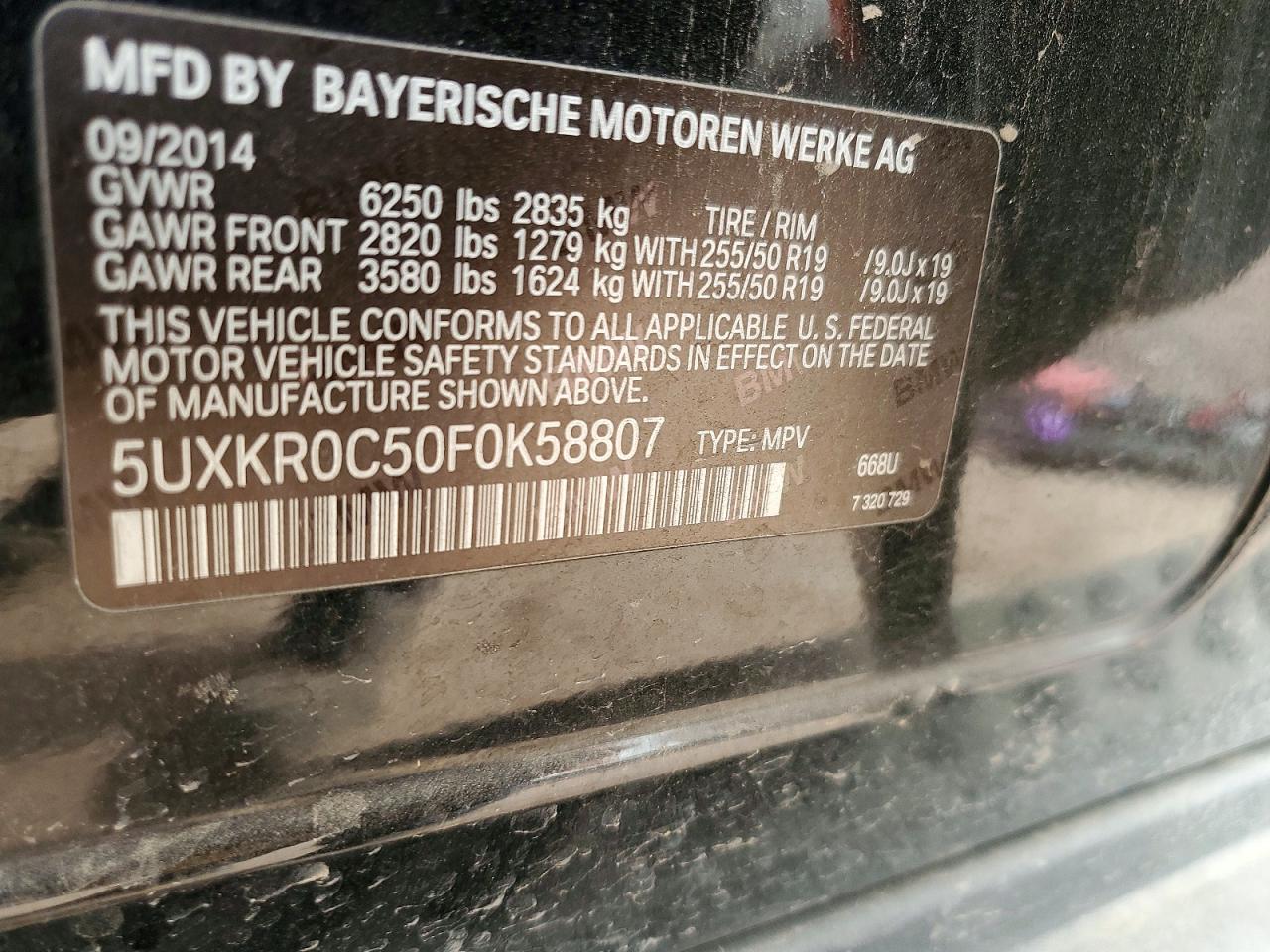 2015 BMW X5 XDRIVE35I photo 13