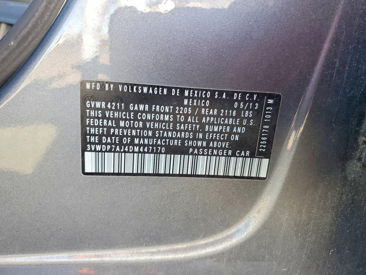 2013 VOLKSWAGEN JETTA SE photo 12