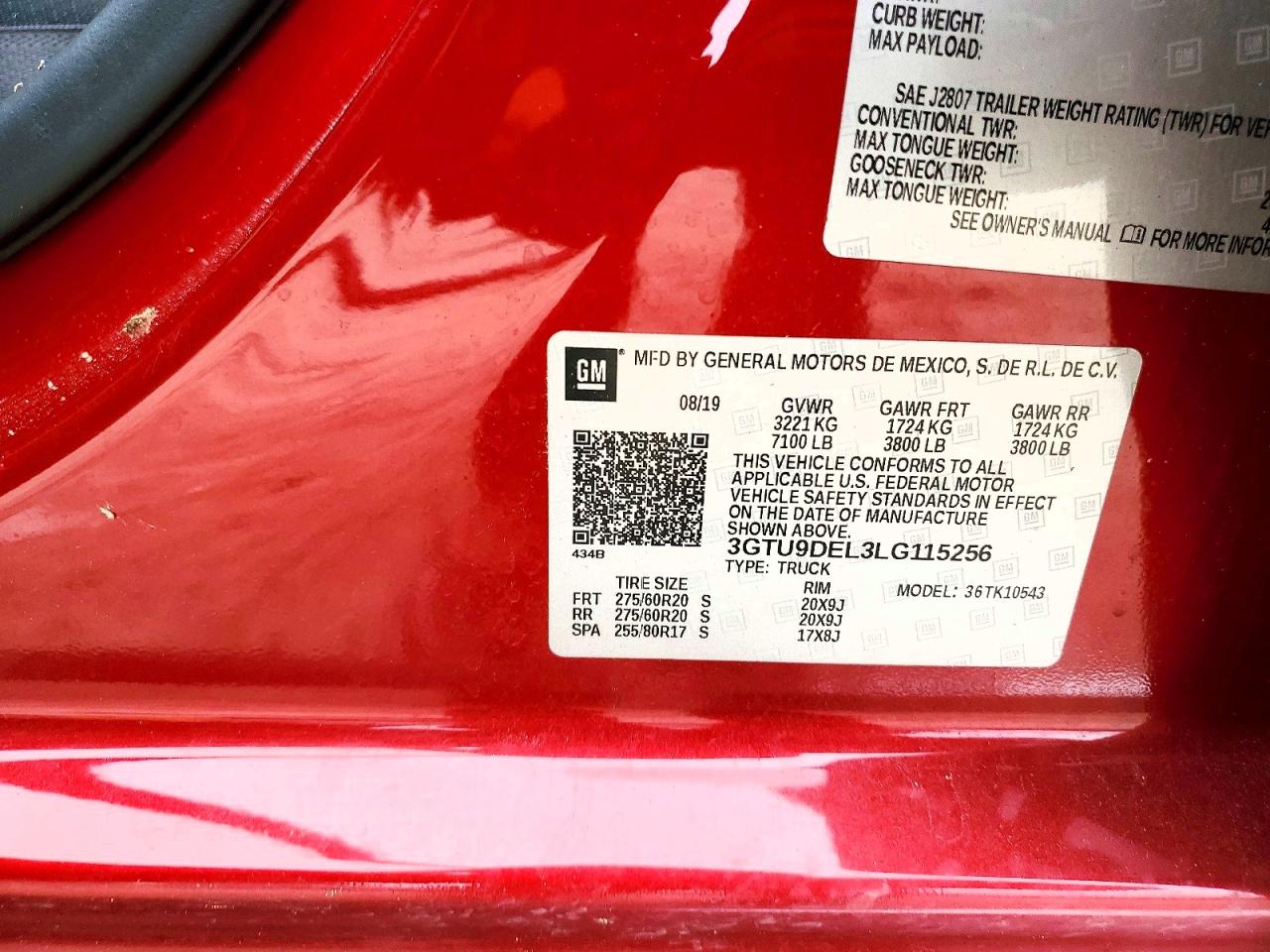 2020 GMC SIERRA K1500 SLT photo 10