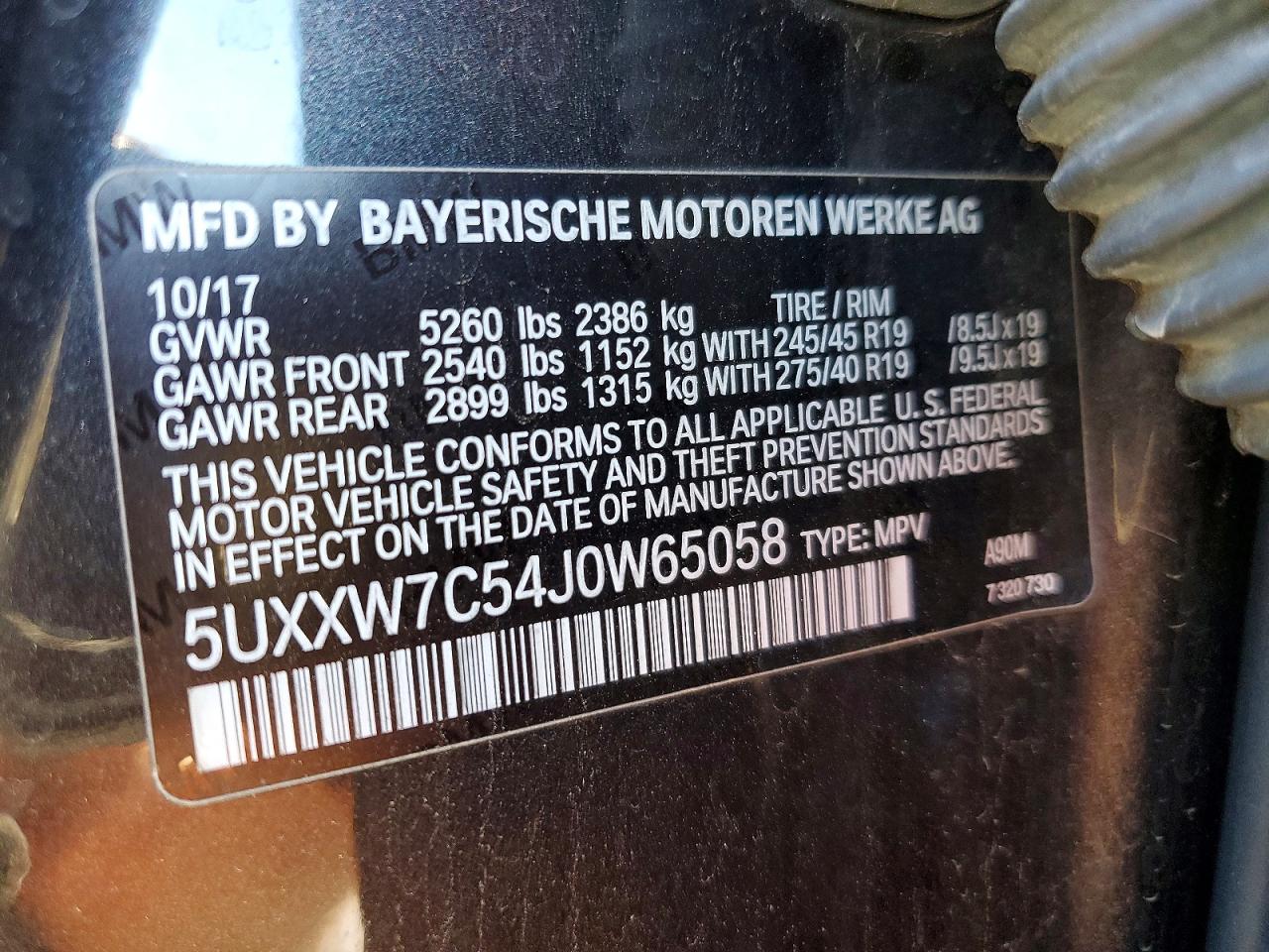 2018 BMW X4 XDRIVEM40I photo 13