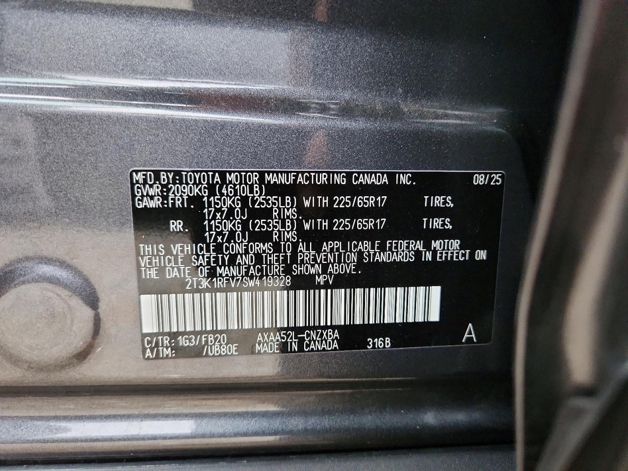 2025 TOYOTA RAV4 LE photo 25