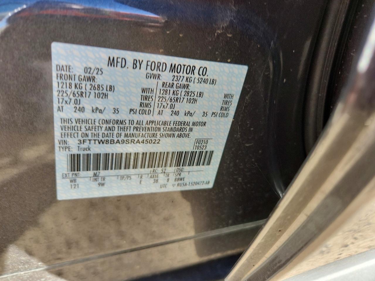 2025 FORD MAVERICK XL photo 12