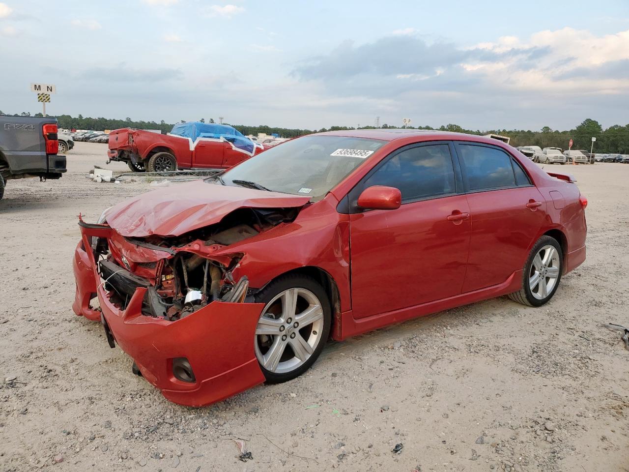 2013 TOYOTA COROLLA BASE — FRONT END damage — photo 1