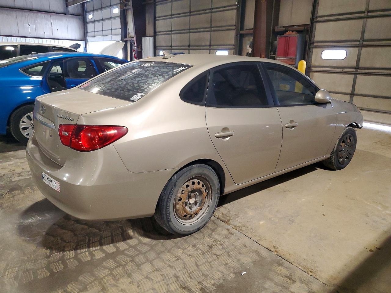 2010 HYUNDAI ELANTRA BLUE photo 3