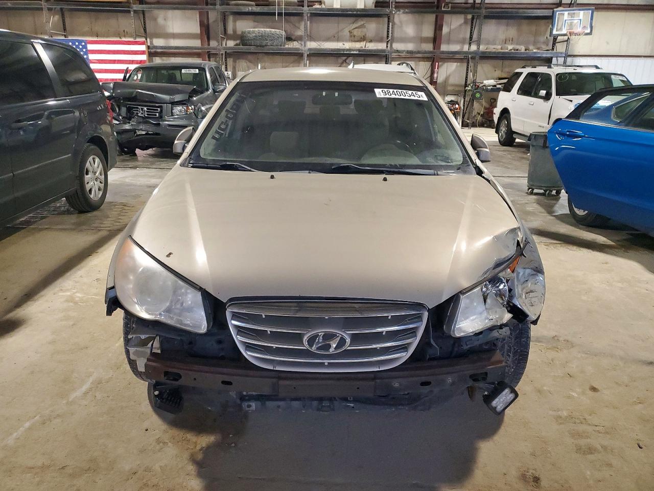 2010 HYUNDAI ELANTRA BLUE photo 5