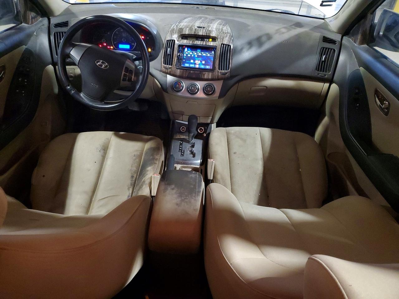 2010 HYUNDAI ELANTRA BLUE photo 8