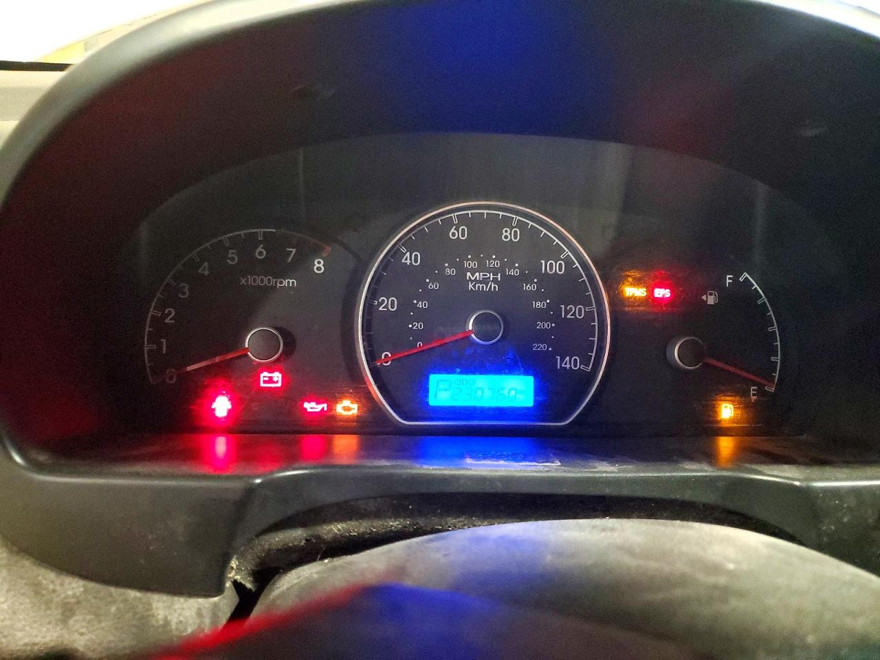 2010 HYUNDAI ELANTRA BLUE photo 9