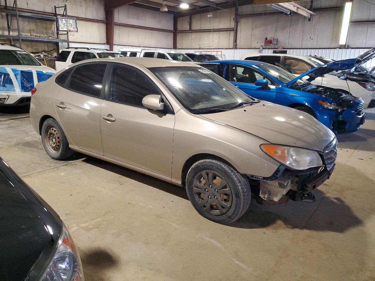 2010 HYUNDAI ELANTRA BLUE photo 4