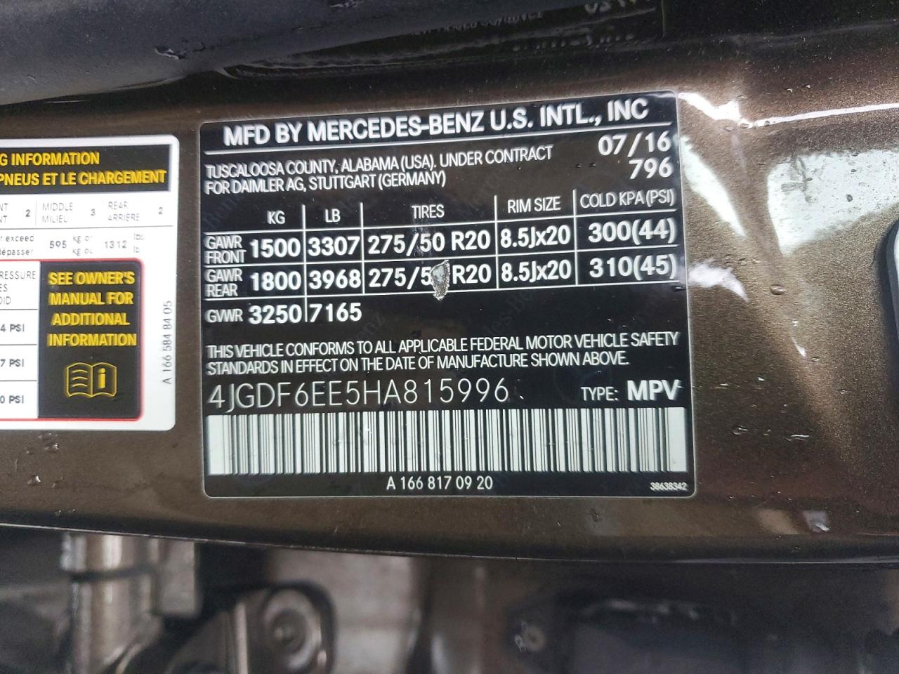 2017 MERCEDES-BENZ GLS 450 4MATIC photo 13