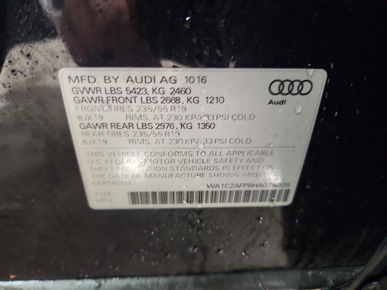 2017 AUDI Q5 PREMIUM photo 25