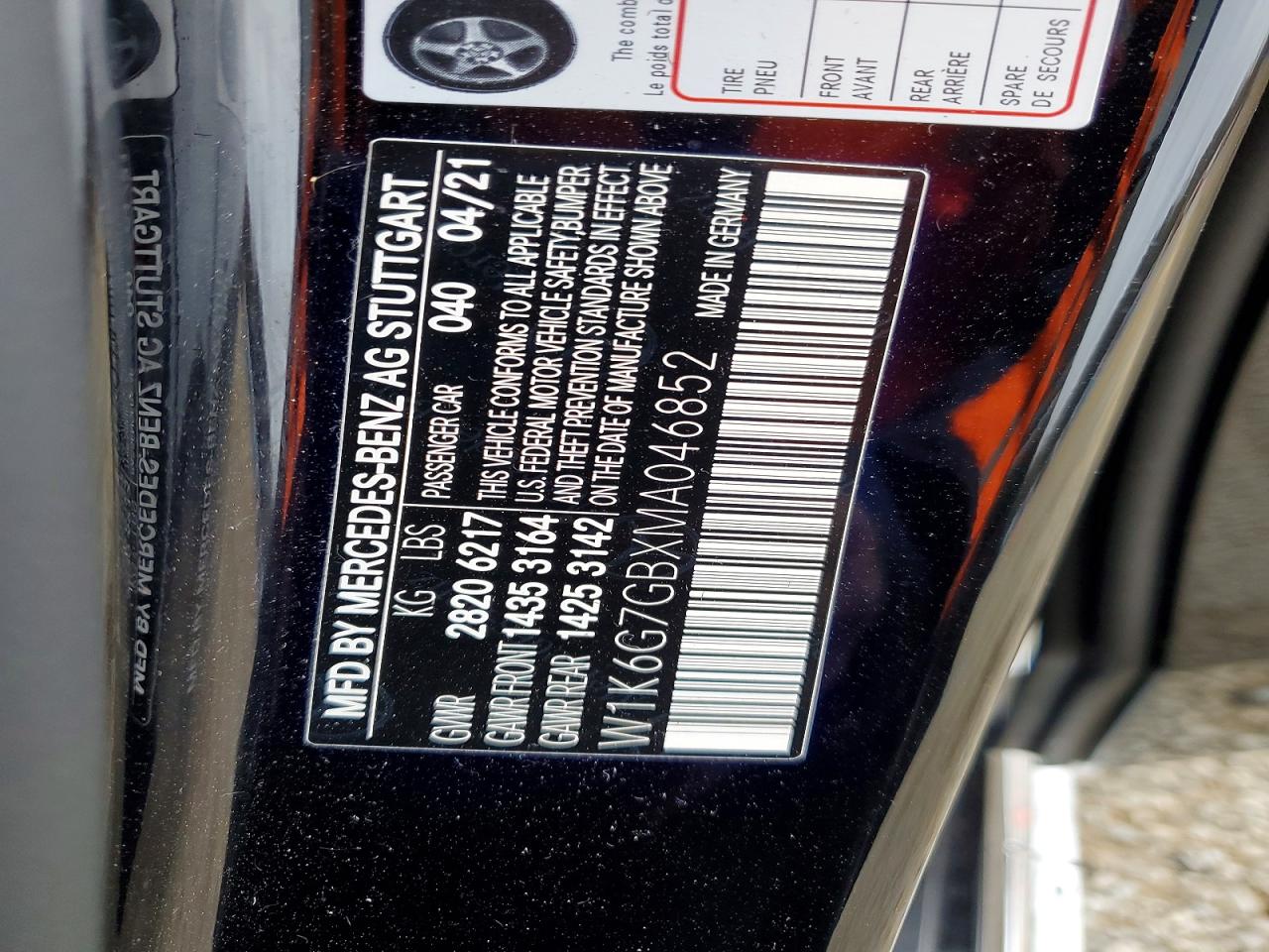 2021 MERCEDES-BENZ S 580 4MATIC photo 23