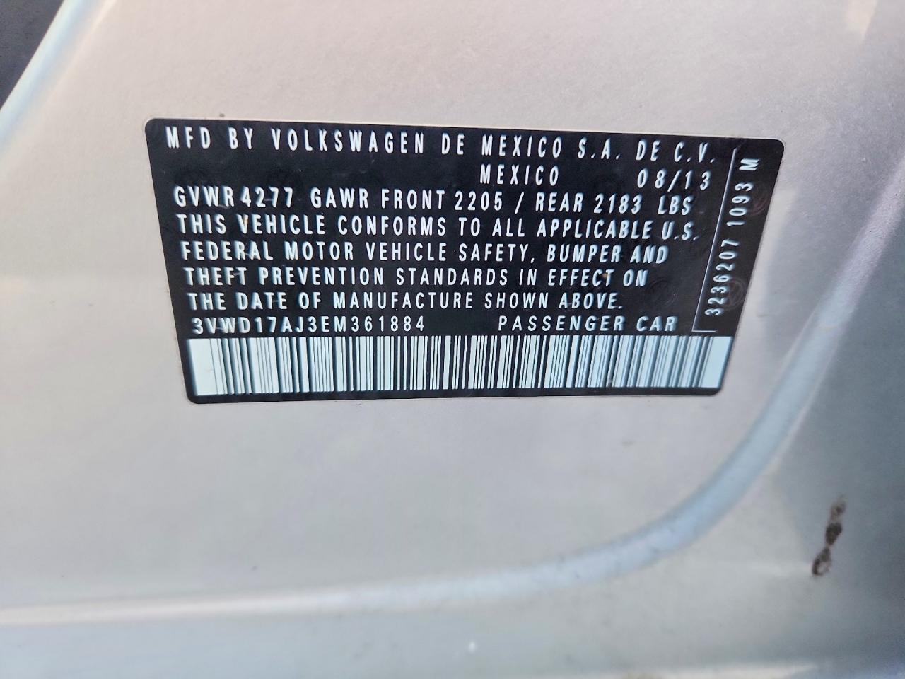 2014 VOLKSWAGEN JETTA SE photo 12