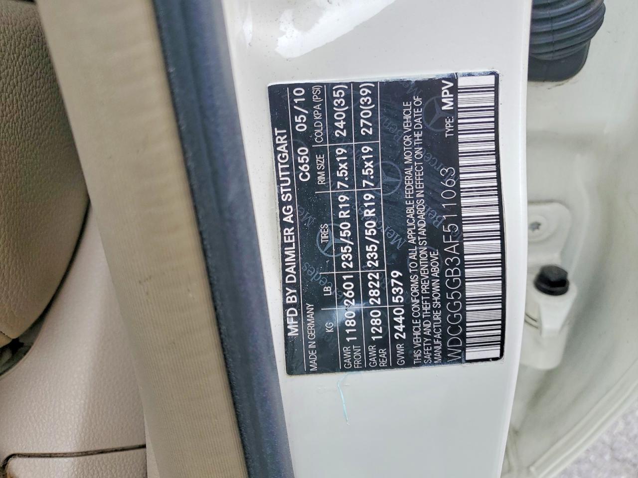 2010 MERCEDES-BENZ GLK 350 photo 13