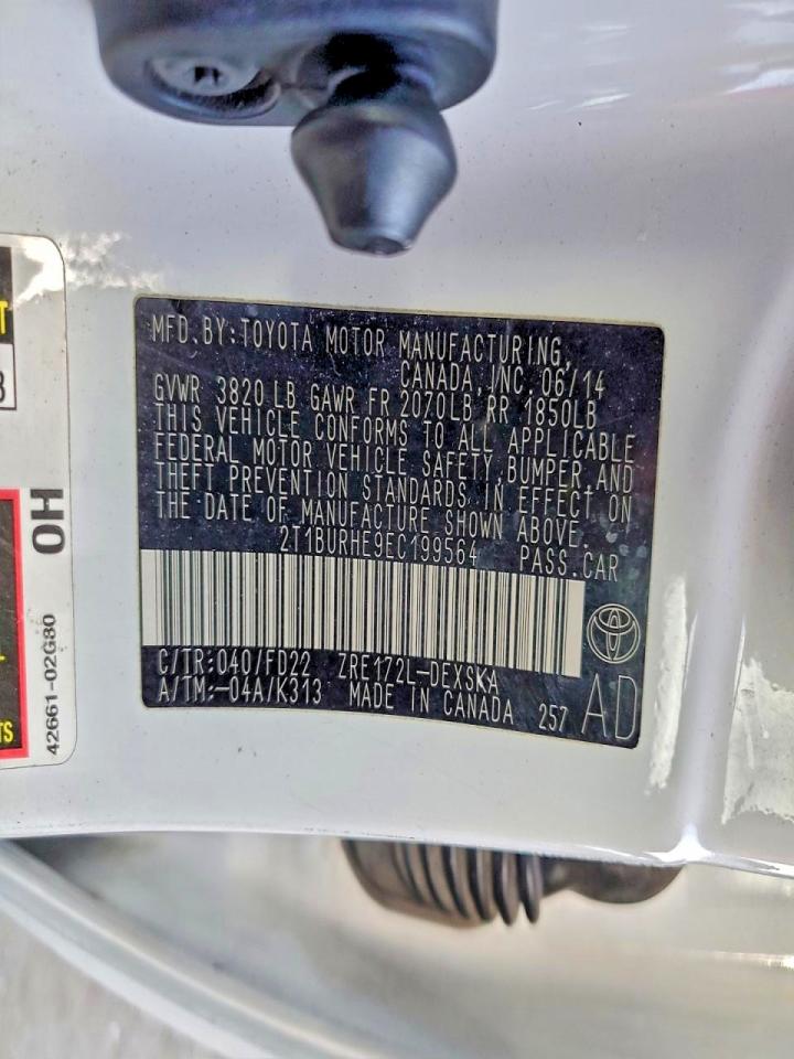 2014 TOYOTA COROLLA L photo 25