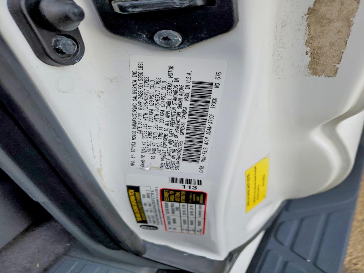 2009 TOYOTA TACOMA ACCESS CAB photo 23
