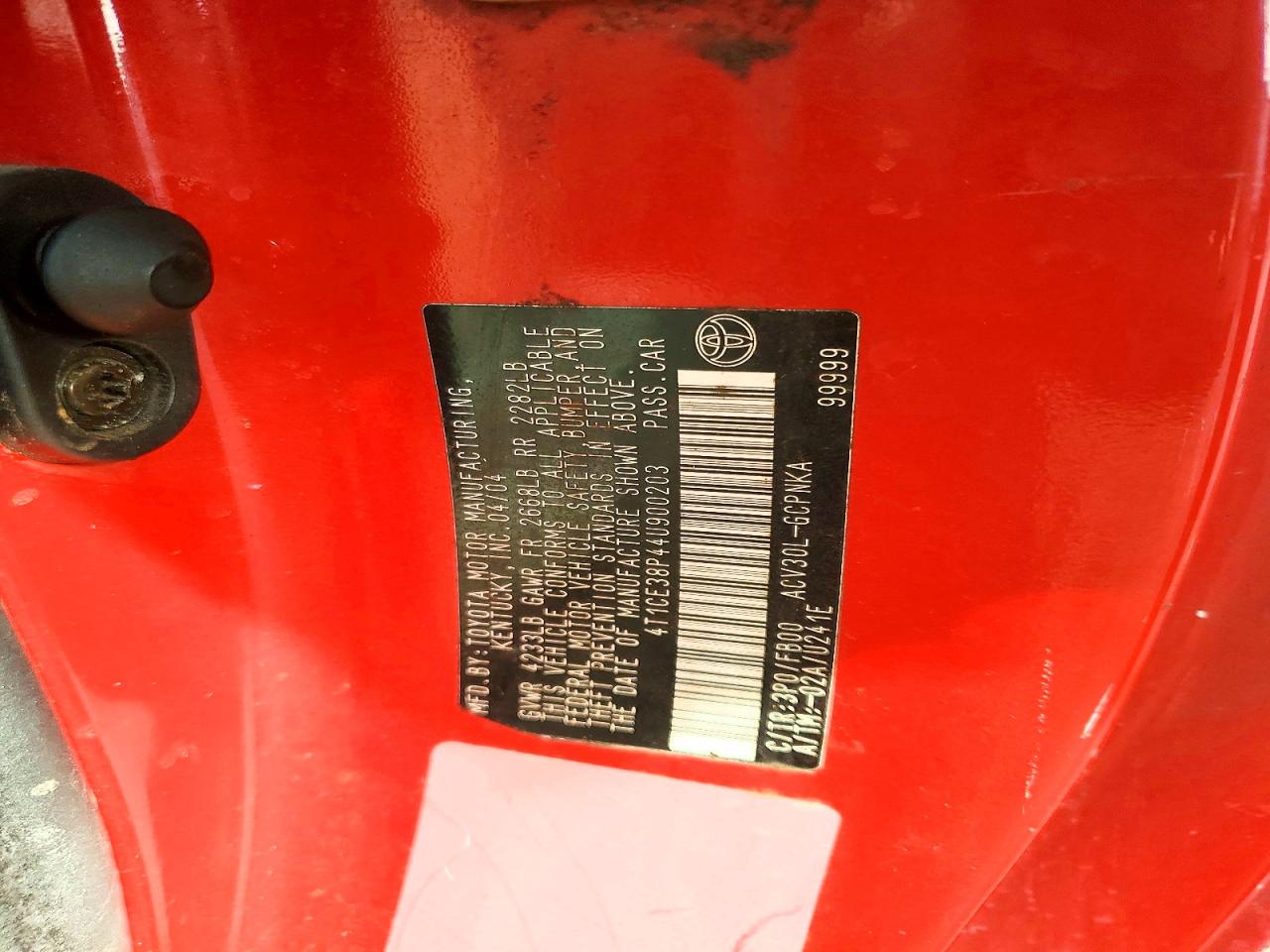 2004 TOYOTA CAMRY SOLARA SE photo 13