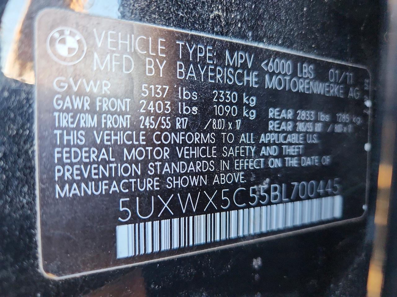 2011 BMW X3 XDRIVE28I photo 13