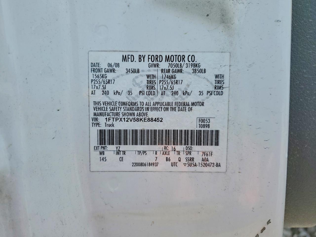 2008 FORD F150 photo 23