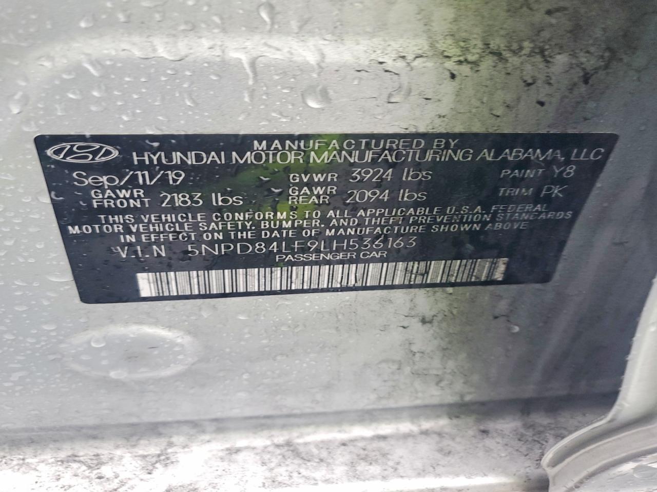 2020 HYUNDAI ELANTRA SEL photo 12