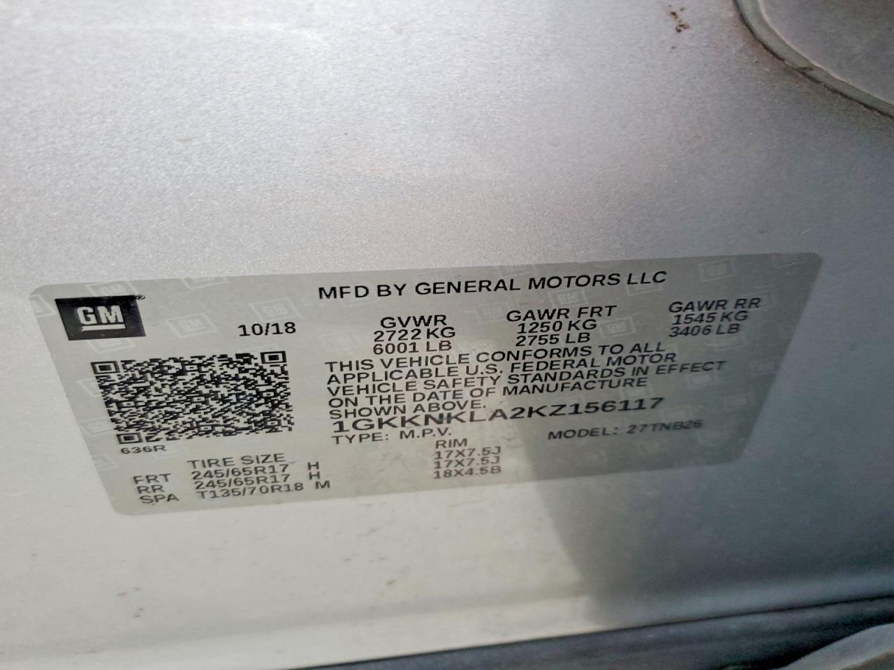 2019 GMC ACADIA SLE photo 13