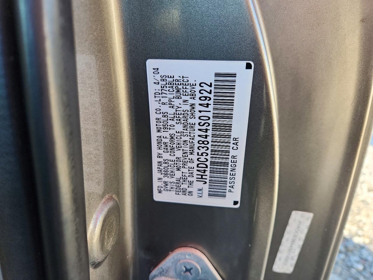 2004 ACURA RSX photo 13