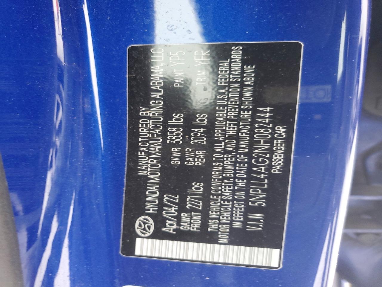 2022 HYUNDAI ELANTRA SE photo 12