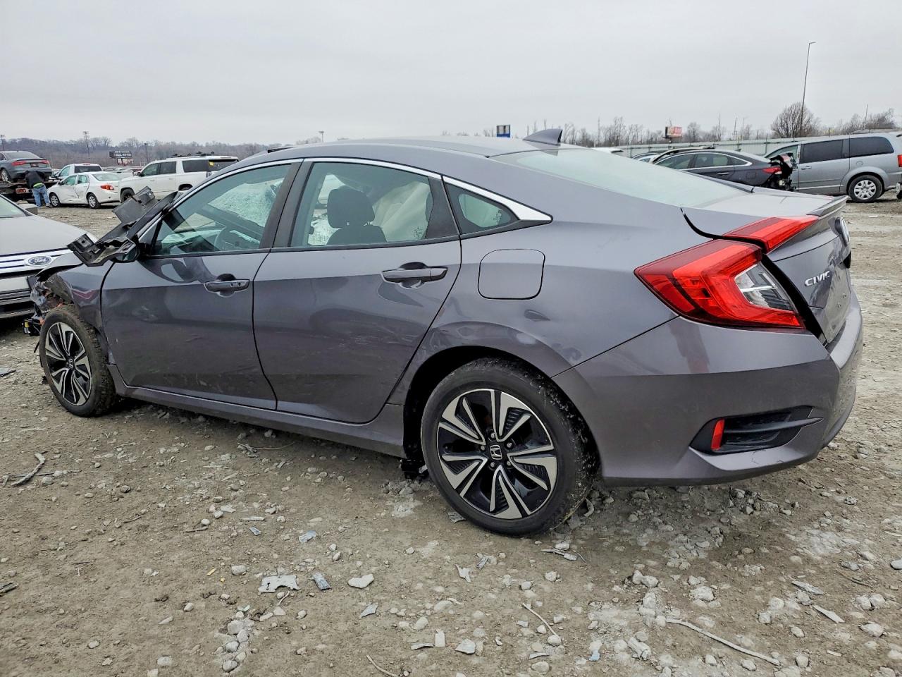 2017 HONDA CIVIC EX photo 2
