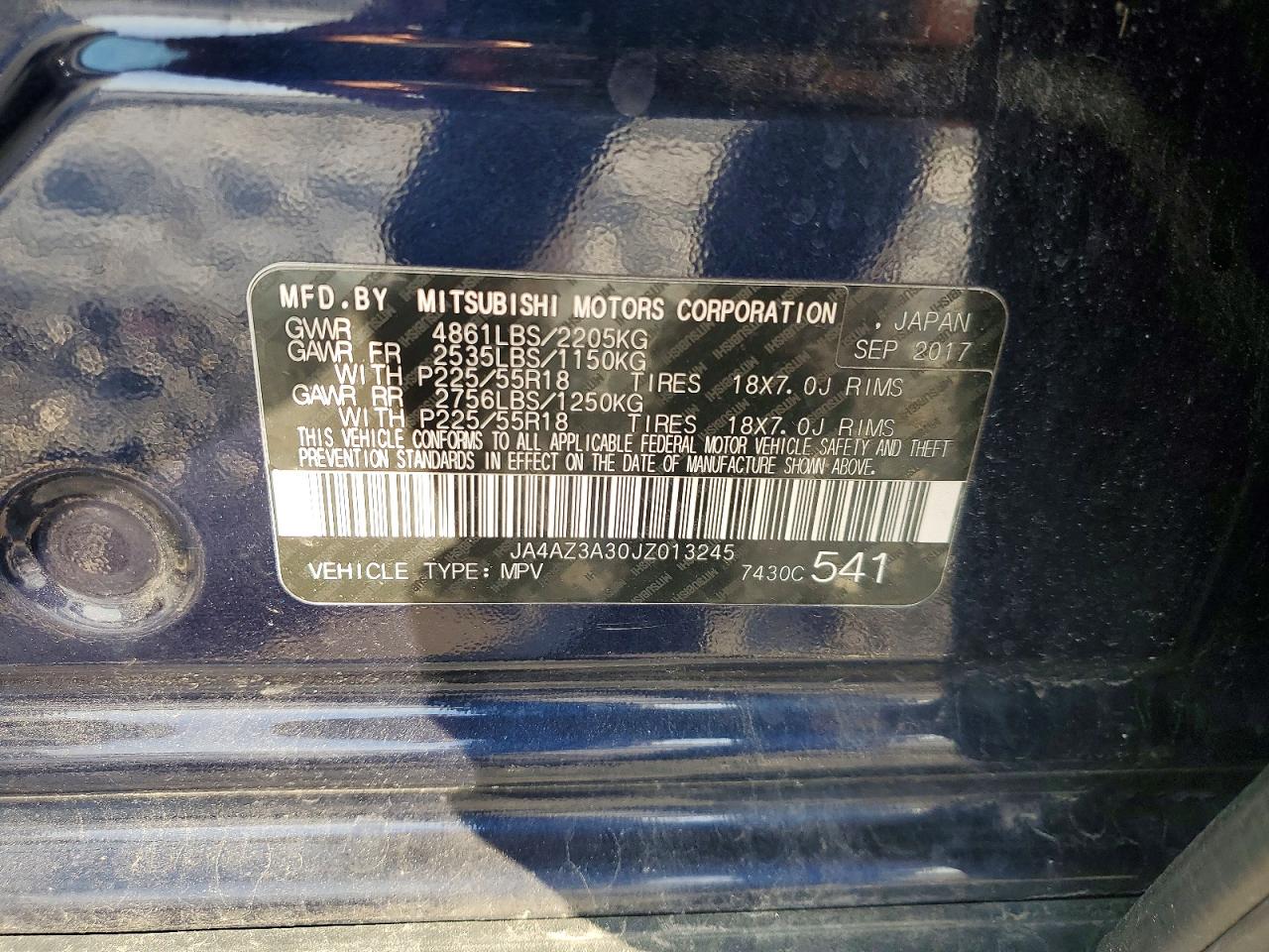2018 MITSUBISHI OUTLANDER SE photo 13