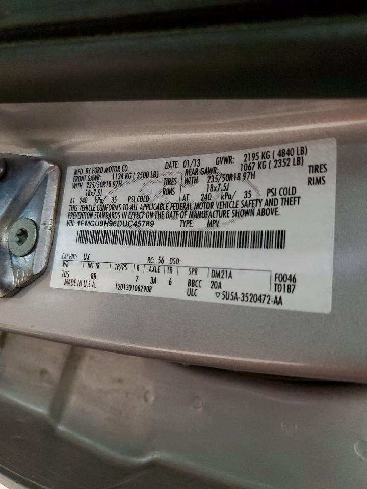 2013 FORD ESCAPE SEL photo 14