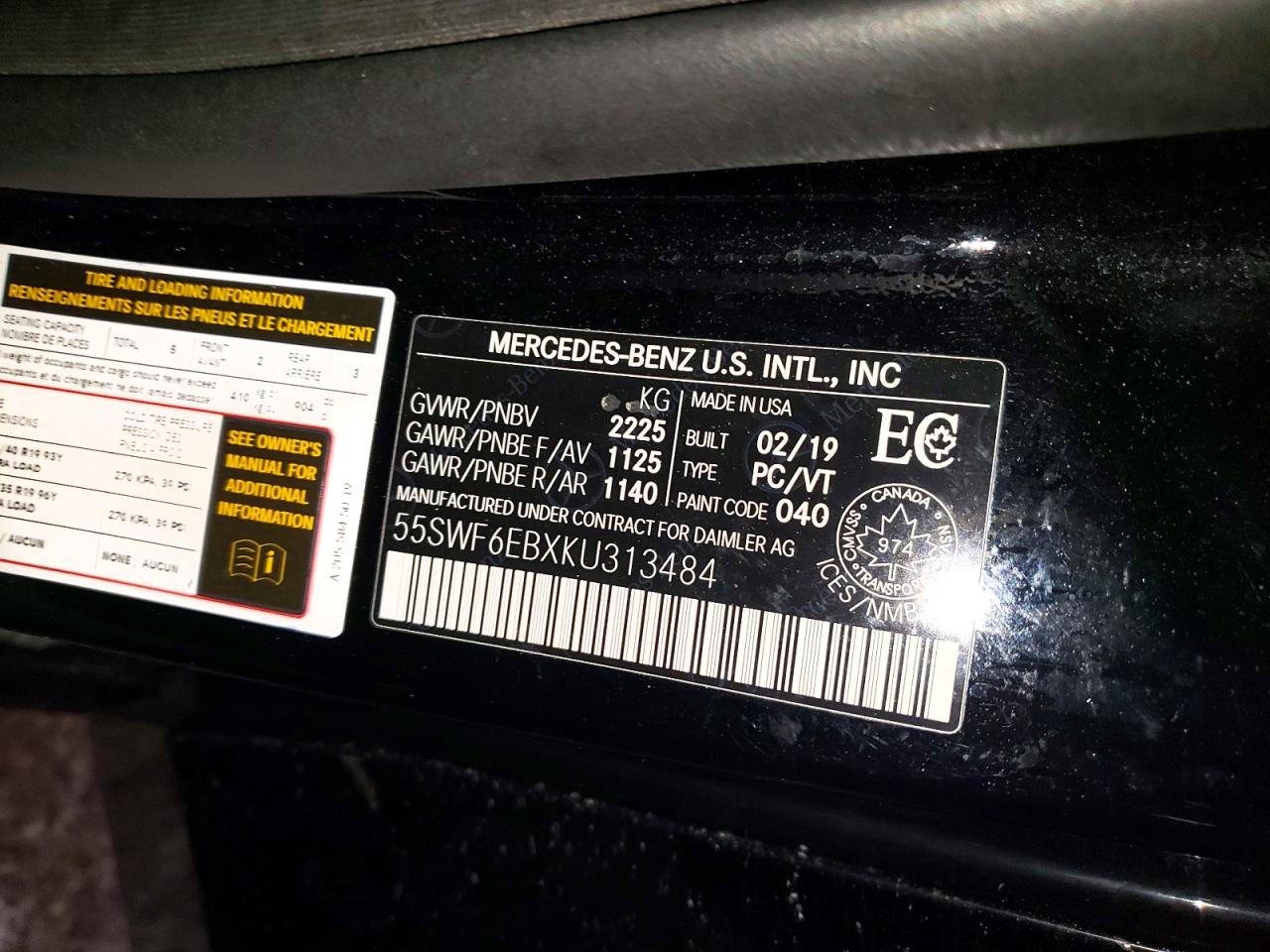 2019 MERCEDES-BENZ C 43 AMG photo 13