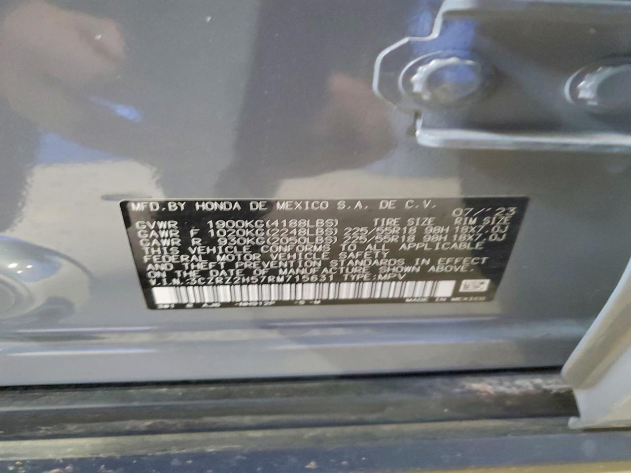 2024 HONDA HR-V SPORT photo 13